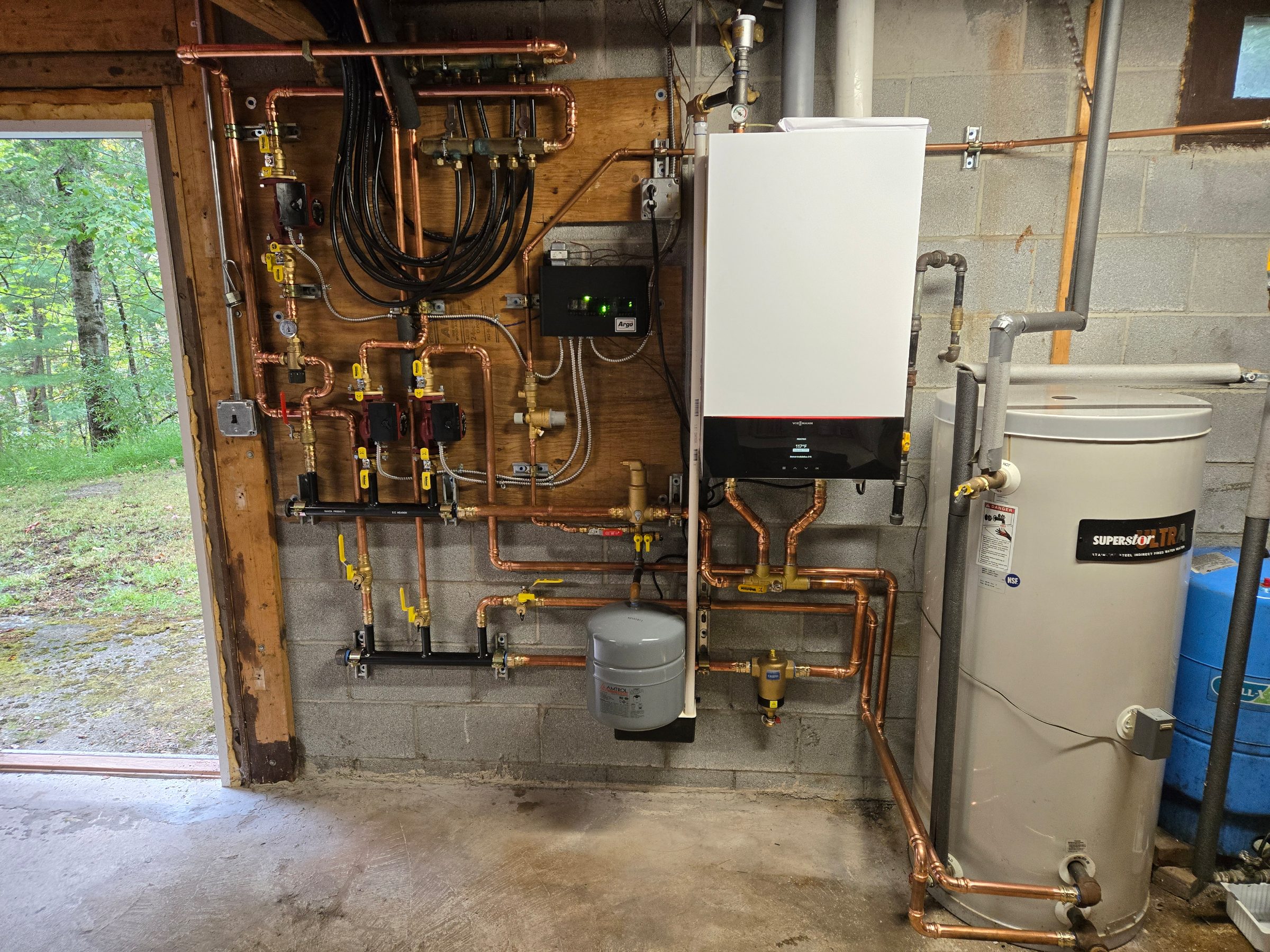 High-efficiency boiler and water heater installed by Primrose